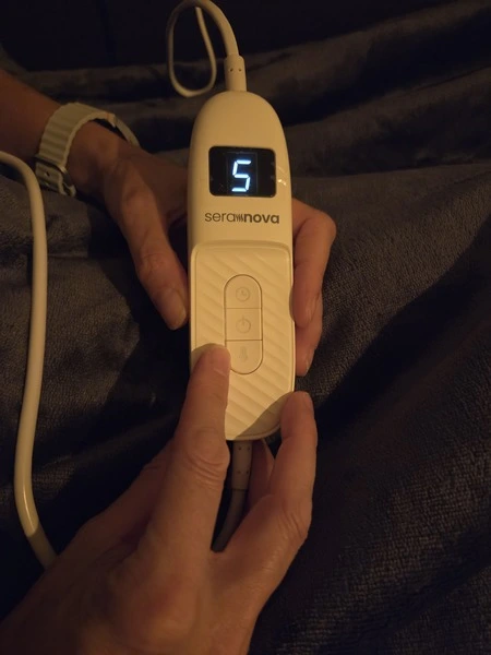 Seranova elektrische deken XXL afstandsbediening stand 5 (Fysioengezond.nl test)