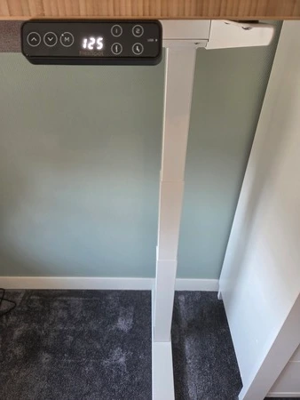 FlexiSpot E7 Pro sta zit bureau hoogte poten, getest door fysioengezond.nl