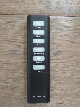 Elsuvon voetmassage apparaat afstandsbediening, getest door fysioengezond.nl