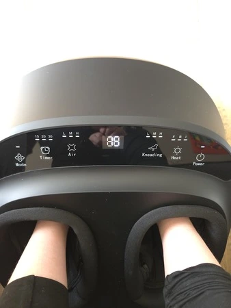 Elsuvon voetmassage apparaat met timer, getest door fysioengezond.nl