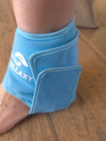 Chillaxy coldpack voor de enkel aanzicht, getest door fysioengezond.nl