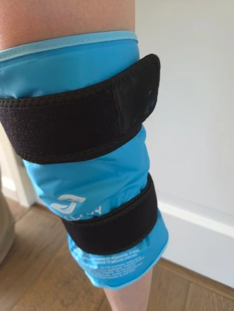 Chillaxy coldpack knie mediaal om been, getest door fysioengezond.nl